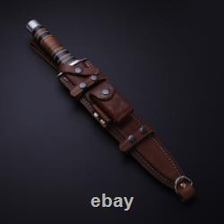 Handmade Twin Dagger Knife Set Full Tang Steel Blade Tactical Combat Survival