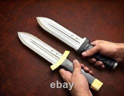 Handmade Vinland Saga Thorfinn Knifes with Leather Sheath Dagger Knife Set