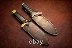 Handmade Vinland Saga Thorfinn Knifes with Leather Sheath Dagger Knife Set