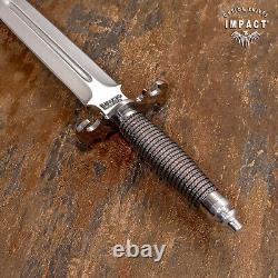 Impact Cutlery Custom D2 Fuller Dagger Knife Wire Wrapped Handle