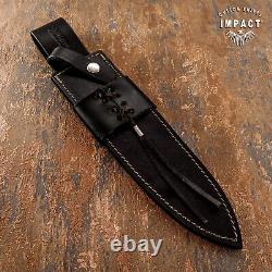 Impact Cutlery Custom D2 Fuller Dagger Knife Wire Wrapped Handle