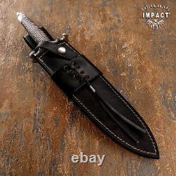 Impact Cutlery Custom D2 Fuller Dagger Knife Wire Wrapped Handle