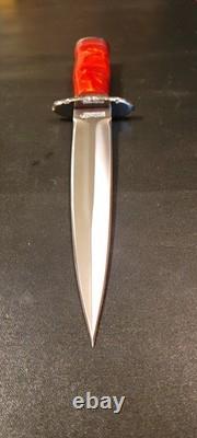 Impact Cutlery Custom D2 Tool Steel Dagger Knife Resin Handle- 2196