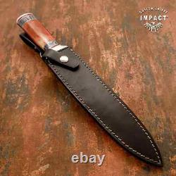 Impact Cutlery Custom Dagger Knife Camel Bone & Exotic Wood Handle- 1753