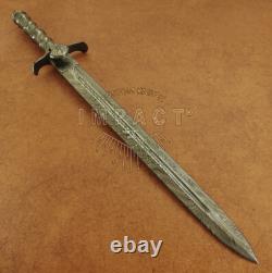 Impact Cutlery Rare Custom 1 Of A Kind Art Damascus Dagger Knife Sword