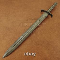 Impact Cutlery Rare Custom 1 Of A Kind Art Damascus Dagger Knife Sword