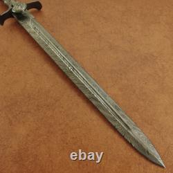 Impact Cutlery Rare Custom 1 Of A Kind Art Damascus Dagger Knife Sword
