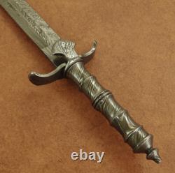 Impact Cutlery Rare Custom 1 Of A Kind Art Damascus Dagger Knife Sword