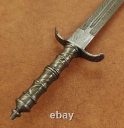 Impact Cutlery Rare Custom 1 Of A Kind Art Damascus Dagger Knife Sword