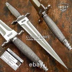 Impact Cutlery Rare Custom Art Tooth Pick Dagger Knife Wire Wrapped Handle- 1126