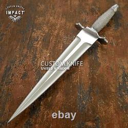 Impact Cutlery Rare Custom Art Tooth Pick Dagger Knife Wire Wrapped Handle- 1126