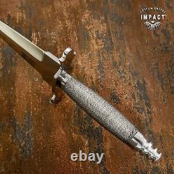 Impact Cutlery Rare Custom Art Tooth Pick Dagger Knife Wire Wrapped Handle- 1126