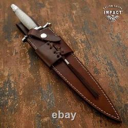 Impact Cutlery Rare Custom Art Tooth Pick Dagger Knife Wire Wrapped Handle- 1126