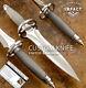 Impact Cutlery Rare Custom D2 Art Dagger Knife Wire Wrapped Handle