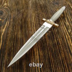 Impact Cutlery Rare Custom D2 Art Dagger Knife Wire Wrapped Handle