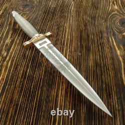 Impact Cutlery Rare Custom D2 Art Dagger Knife Wire Wrapped Handle