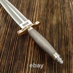 Impact Cutlery Rare Custom D2 Art Dagger Knife Wire Wrapped Handle