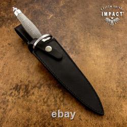 Impact Cutlery Rare Custom D2 Art Dagger Knife Wire Wrapped Handle