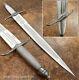 Impact Cutlery Rare Custom D2 Blood Grooved Sword Knife Dagger Wire Wrapped