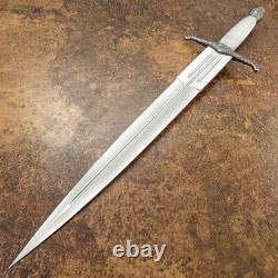 Impact Cutlery Rare Custom D2 Blood Grooved Sword Knife Dagger Wire Wrapped