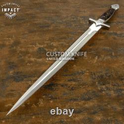 Impact Cutlery Rare Custom D2 Full Tang Fuller 26.70 Dagger Knife Sword