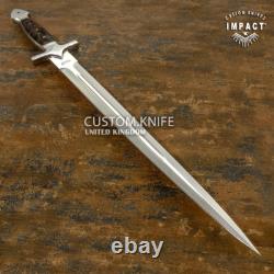 Impact Cutlery Rare Custom D2 Full Tang Fuller 26.70 Dagger Knife Sword