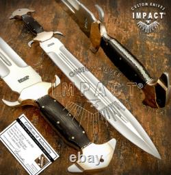 Impact Cutlery Rare Custom D2 Full Tang Large Fuller Art Dagger Knife Sword
