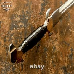 Impact Cutlery Rare Custom D2 Full Tang Large Fuller Art Dagger Knife Sword