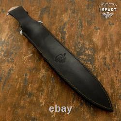 Impact Cutlery Rare Custom D2 Full Tang Large Fuller Art Dagger Knife Sword