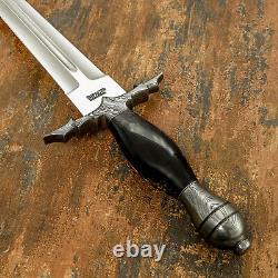 Impact Cutlery Rare Custom D2 Fulle Dagger Sword Knife Damascus Guard