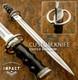 Impact Cutlery Rare Custom D2 Large Dagger Knife Sword Bull Horn Handle