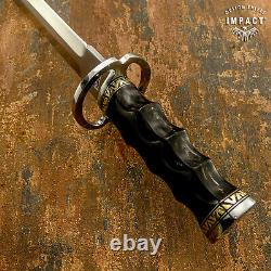 Impact Cutlery Rare Custom D2 Large Dagger Knife Sword Bull Horn Handle