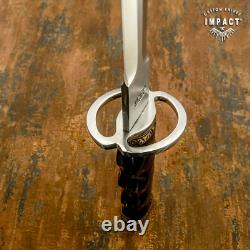 Impact Cutlery Rare Custom D2 Large Dagger Knife Sword Bull Horn Handle