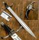 Impact Cutlery Rare Custom D2 Massive 29 Dagger Sword Knife Damascus Guard