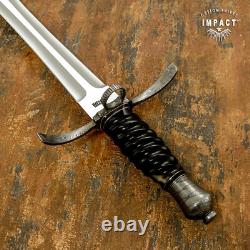 Impact Cutlery Rare Custom D2 Massive 29 Dagger Sword Knife Damascus Guard