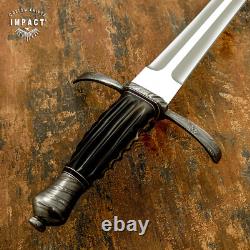 Impact Cutlery Rare Custom D2 Massive 29 Dagger Sword Knife Damascus Guard