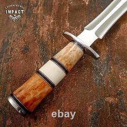 Impact Cutlery Rare Custom Dagger Knife Camel Bone Handle- 056