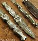 Impact Cutlery Rare Custom Integral Forged Art Fuller Damascus Boot Knife Dagger