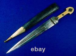 Imperial Russian Russia Antique WW1 Kindjal Fighting Knife Dagger with Scabbard