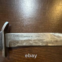 Imperial US M3 Fighting Knife/Dagger 1943 WWII Original Militaria Marked
