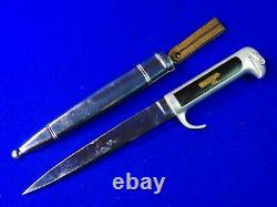 Italian Italy WW2 Officer's Dagger Fighting Knife with Scabbard
