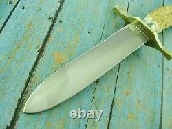 J. M. Walsh W-s Nc USA Hand Made Stag Combat Fighting Dagger Bowie Knife Knives