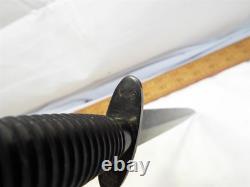 J. Nowill & Sons Sheffield England Black Dagger Fighting Knife Fairbairn Sykes