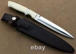 J2 Steel Hand Forged Big Bear Sub-Hilt Fighter Dagger Knife With Resin Handle