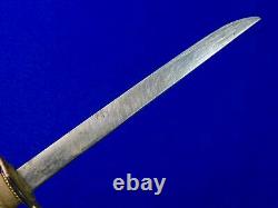Japanese Japan WW2 Late War Navy Officer's Dagger Fighting Knife with Scabbard