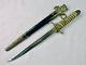 Japanese Japan Ww2 Navy Naval Officer's Dagger Fighting Knife With Scabbard
