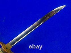 Japanese Japan WW2 Navy Naval Officer's Dagger Fighting Knife with Scabbard