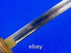 Japanese Japan WW2 Navy Naval Officer's Dagger Fighting Knife with Scabbard