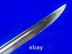 Japanese Japan WW2 Navy Naval Officer's Dagger Fighting Knife with Scabbard