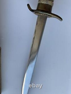 Japanese Japan WW2 Navy Officer's Dagger Tanto Fighting Knife with Scabbard